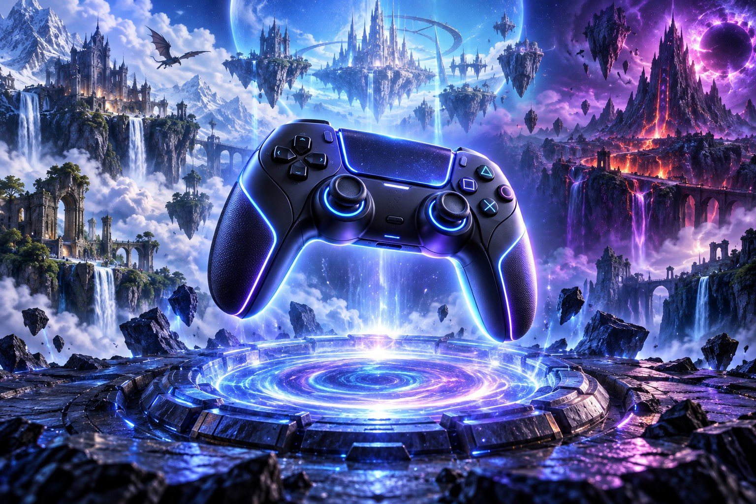 Gaming app prototype illustration